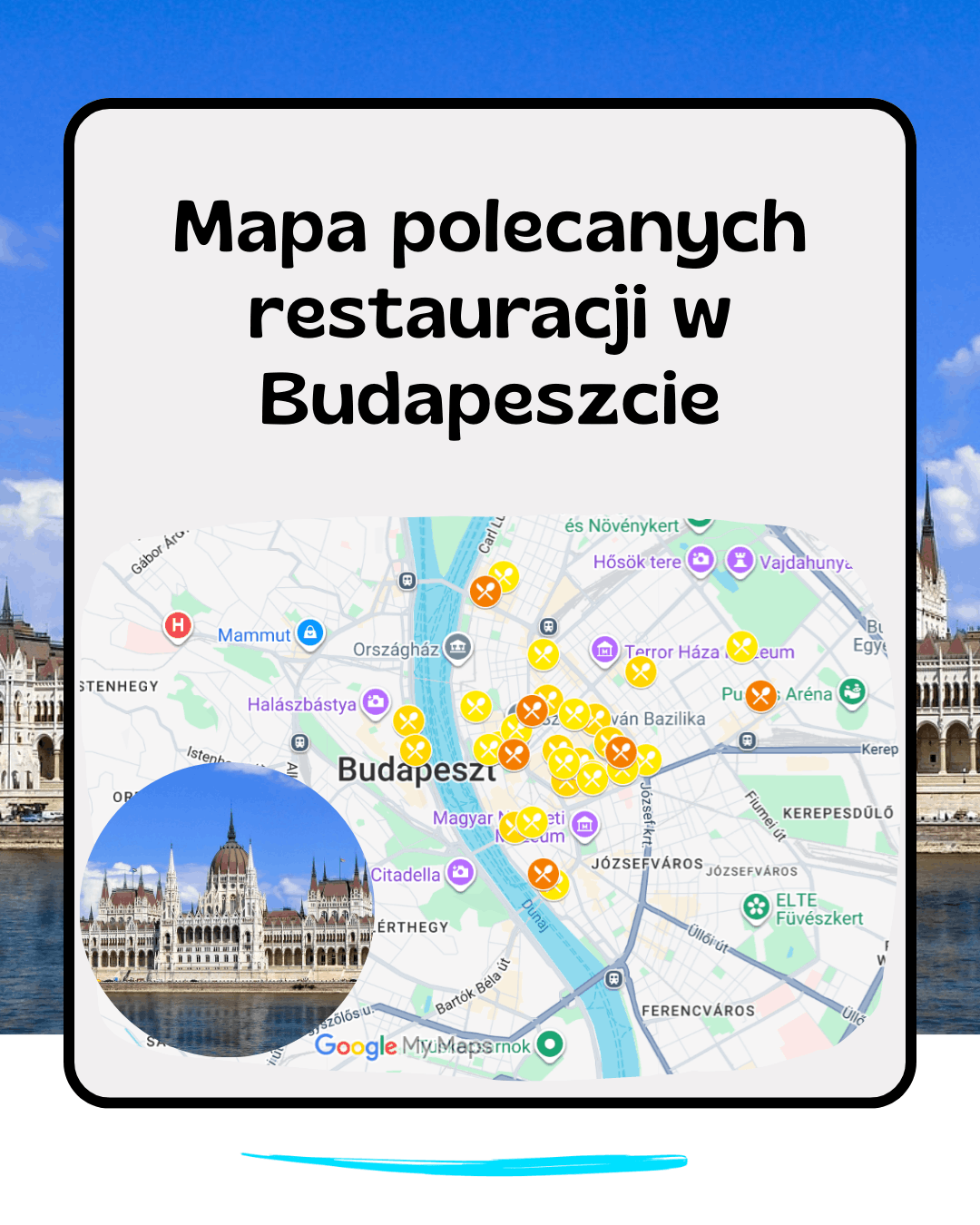 Bezpłatna kulinarna mapa Budapesztu